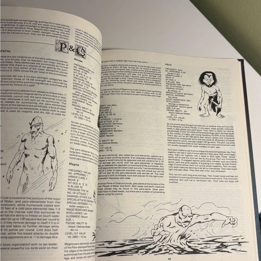 First Edition Advanced Dungeons & Dragons Monster Manual II